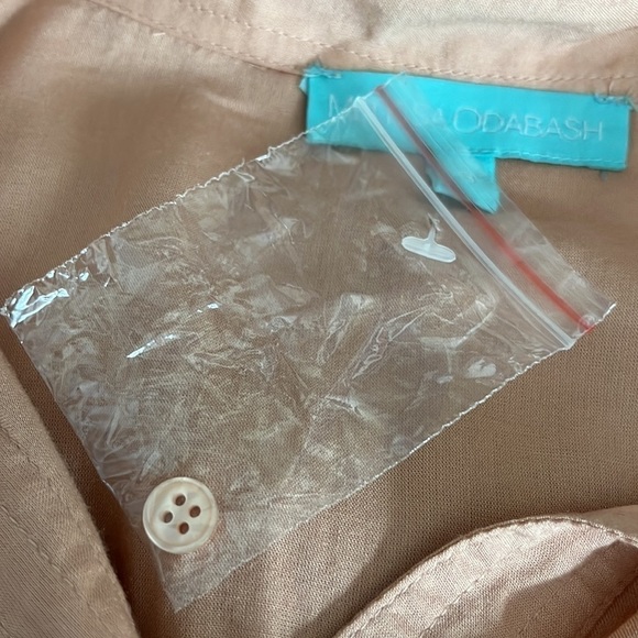 Melissa Odabash Robyn Button Front Long Sleeve Shirt - NWOT - Size Small - Picture 5 of 7